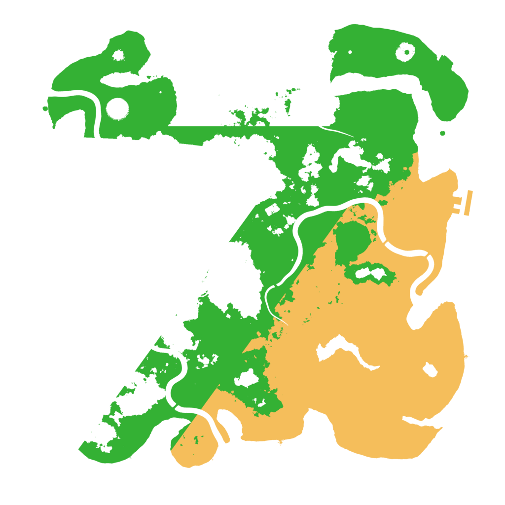 Biome Rust Map: Procedural Map, Size: 4050, Seed: 1388246654
