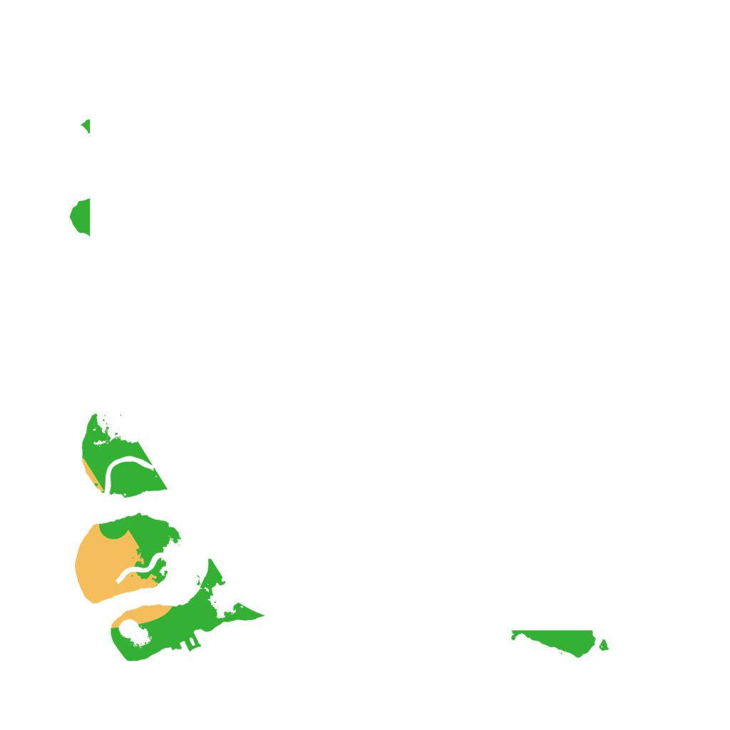 Biome Rust Map: Procedural Map, Size: 3500, Seed: 1127276155