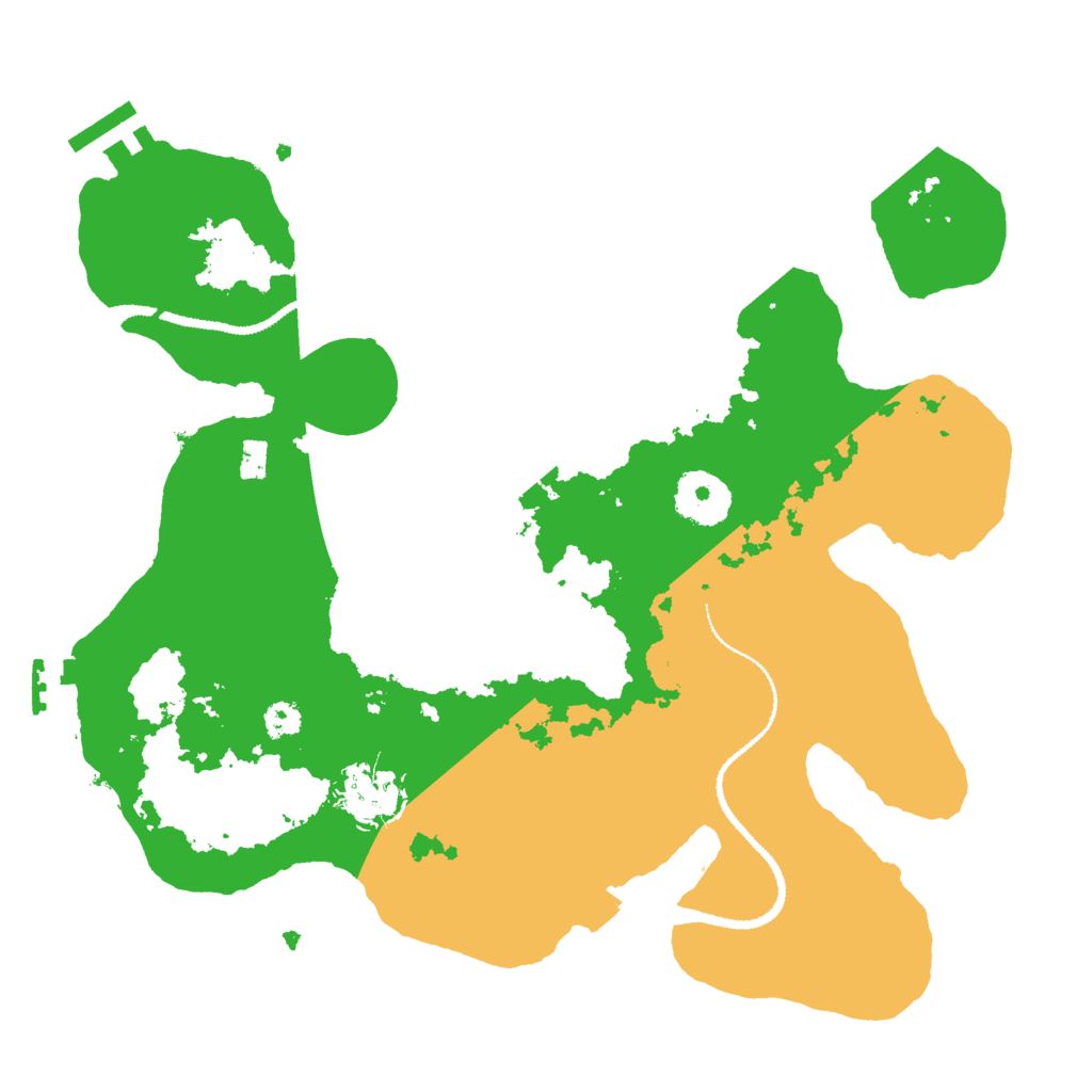 Biome Rust Map: Procedural Map, Size: 3000, Seed: 9921