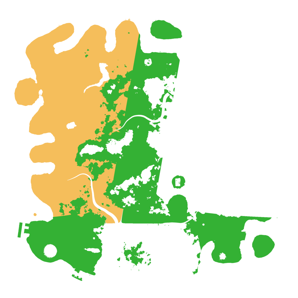 Biome Rust Map: Procedural Map, Size: 4000, Seed: 8000