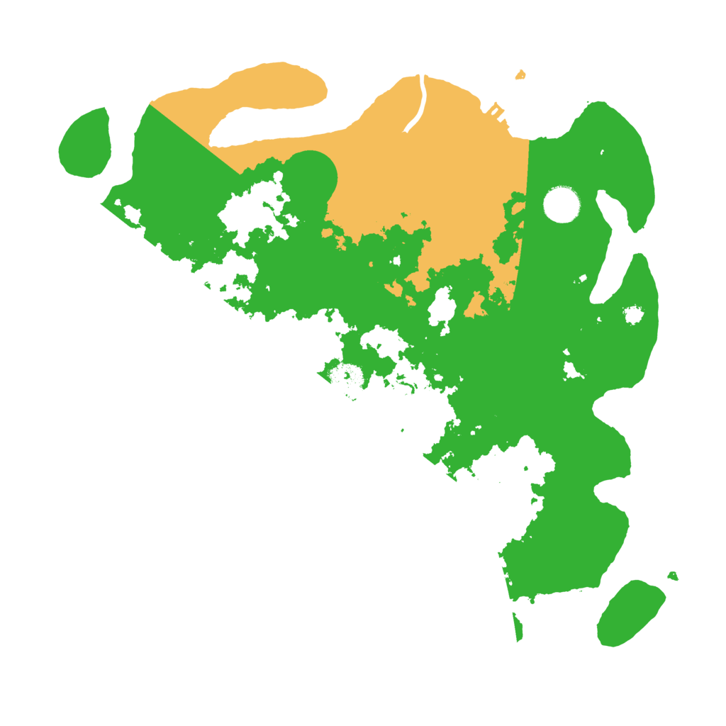 Biome Rust Map: Procedural Map, Size: 3500, Seed: 554931155