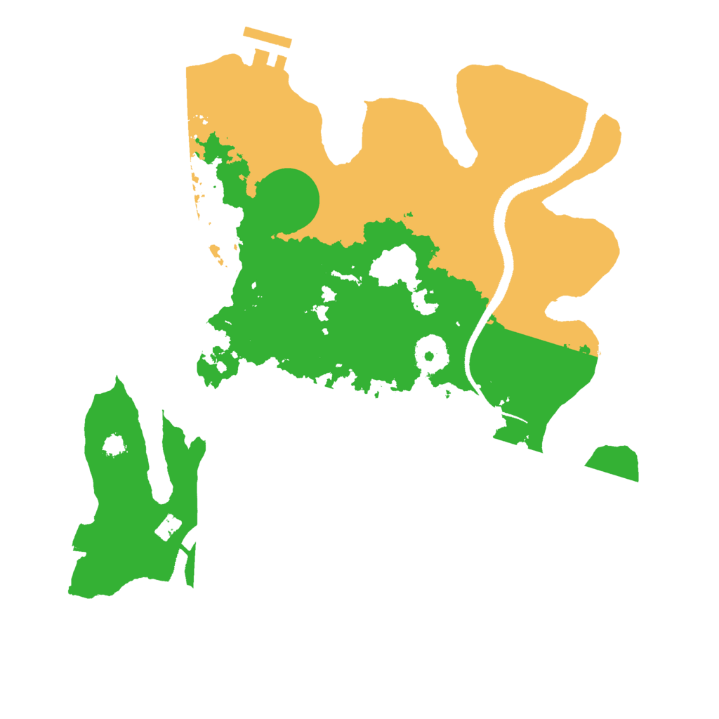 Biome Rust Map: Procedural Map, Size: 3000, Seed: 87710293