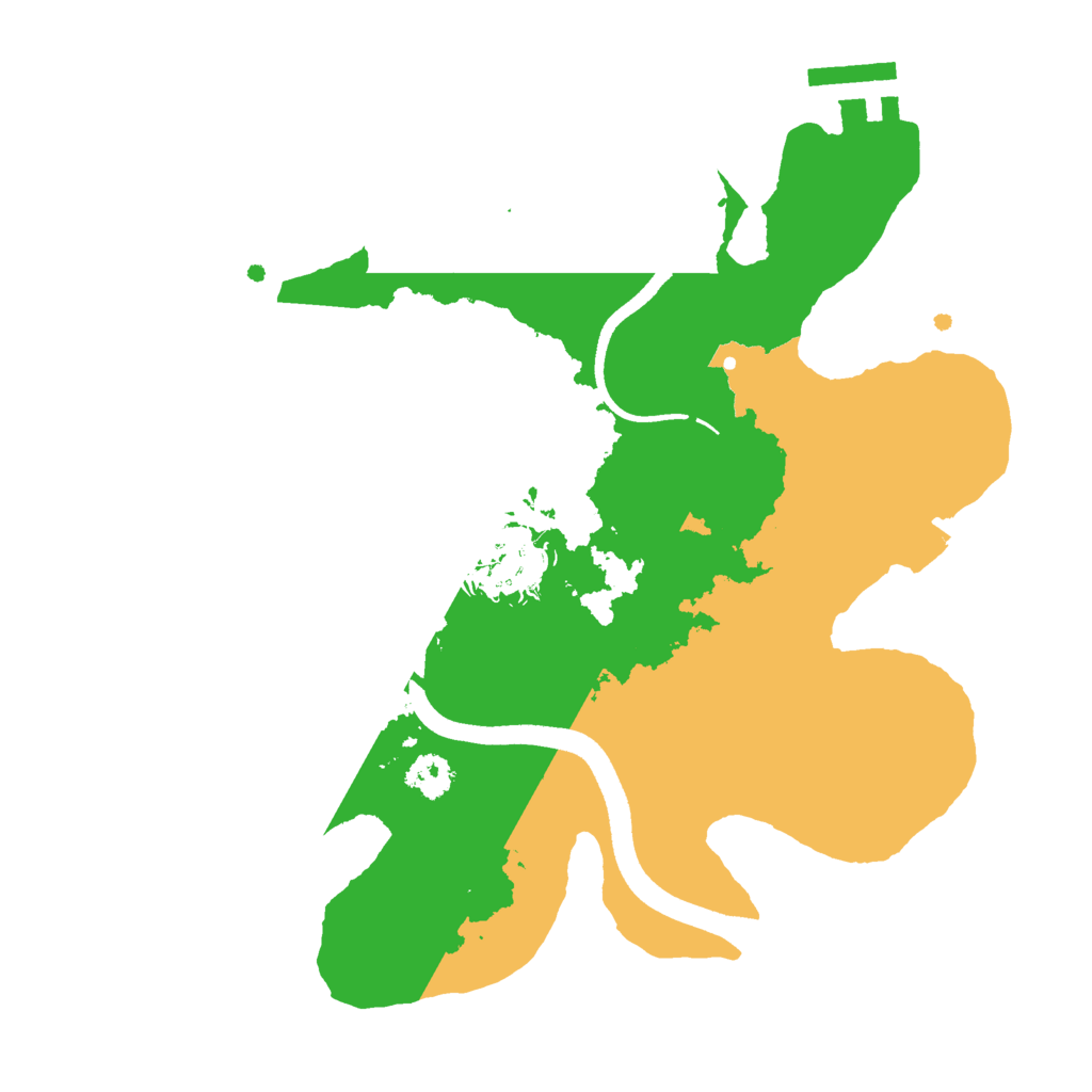 Biome Rust Map: Procedural Map, Size: 2500, Seed: 2073438051