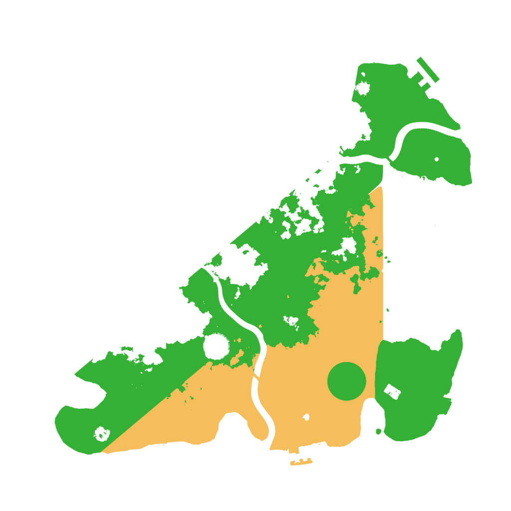Biome Rust Map: Procedural Map, Size: 3500, Seed: 967910