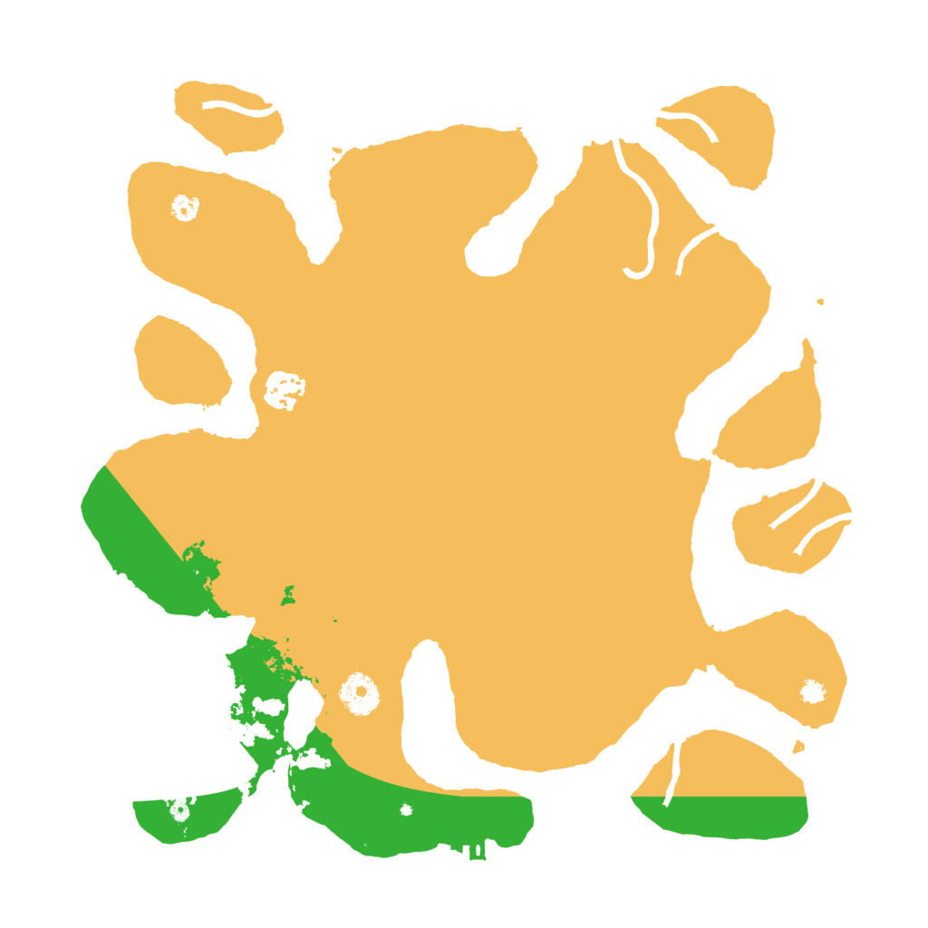 Biome Rust Map: Procedural Map, Size: 3500, Seed: 572349258