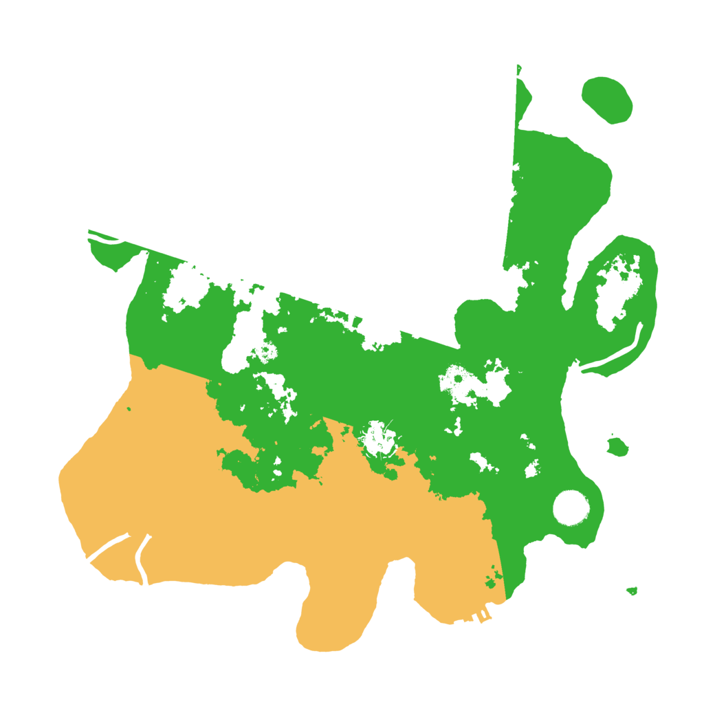 Biome Rust Map: Procedural Map, Size: 3500, Seed: 8376072