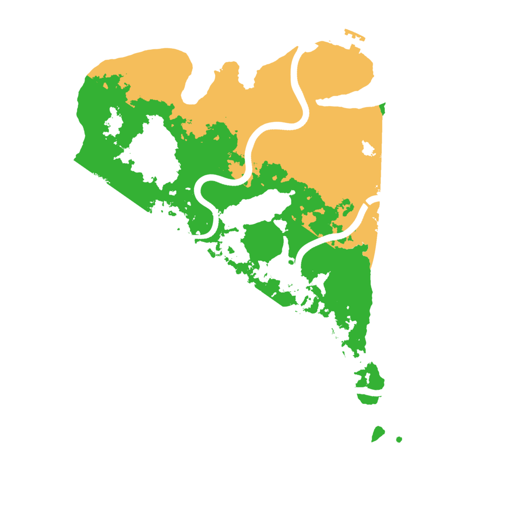 Biome Rust Map: Procedural Map, Size: 3500, Seed: 1510854307