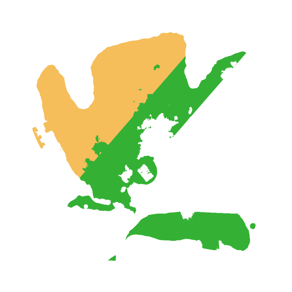 Biome Rust Map: Procedural Map, Size: 2000, Seed: 1638