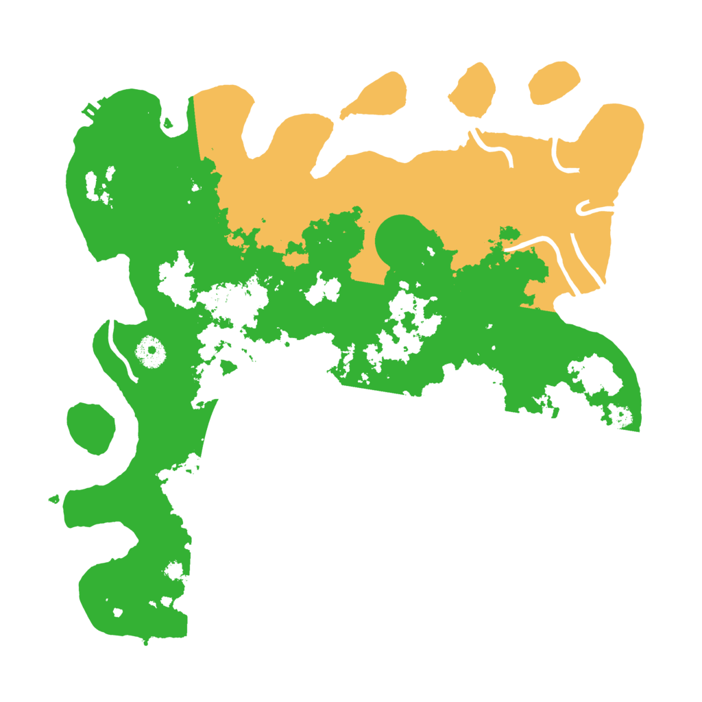 Biome Rust Map: Procedural Map, Size: 3500, Seed: 3465