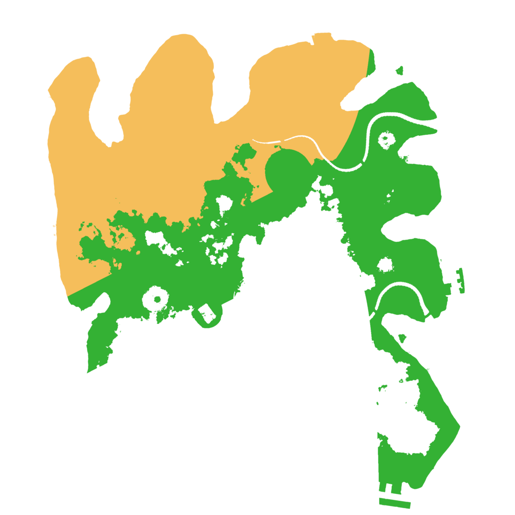 Biome Rust Map: Procedural Map, Size: 3100, Seed: 1633154240