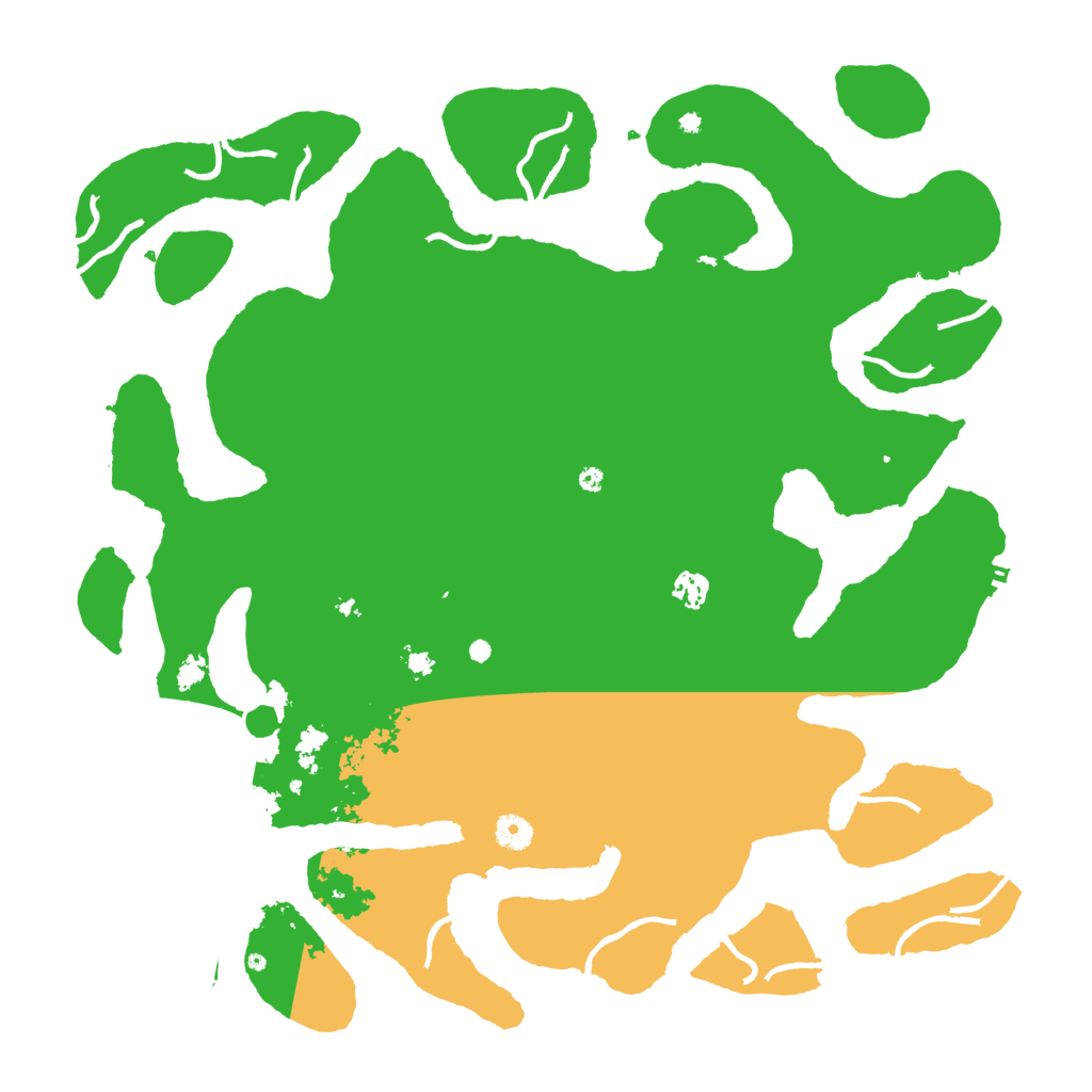 Biome Rust Map: Procedural Map, Size: 4500, Seed: 32543