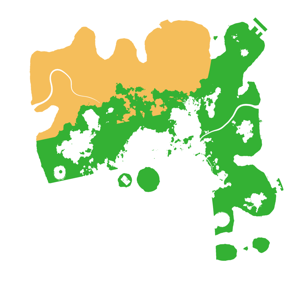 Biome Rust Map: Procedural Map, Size: 3500, Seed: 1438211934