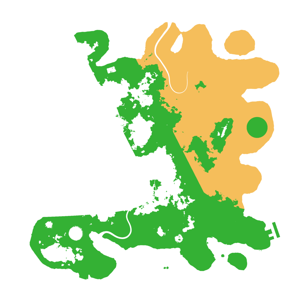 Biome Rust Map: Procedural Map, Size: 3750, Seed: 4790246