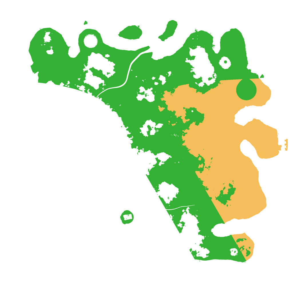 Biome Rust Map: Procedural Map, Size: 3800, Seed: 560673743