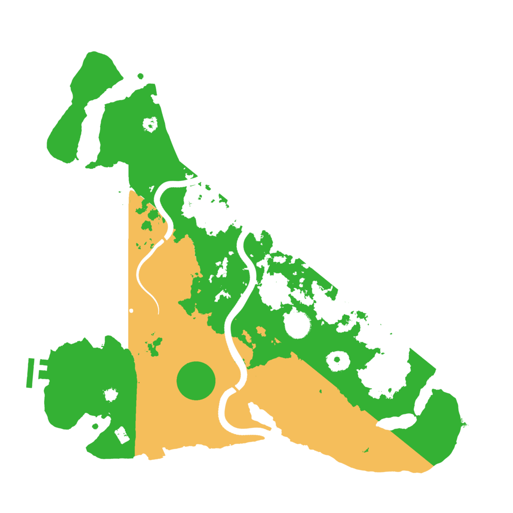 Biome Rust Map: Procedural Map, Size: 3500, Seed: 1183529028