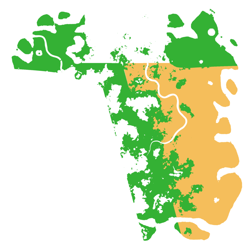 Biome Rust Map: Procedural Map, Size: 6000, Seed: 1666