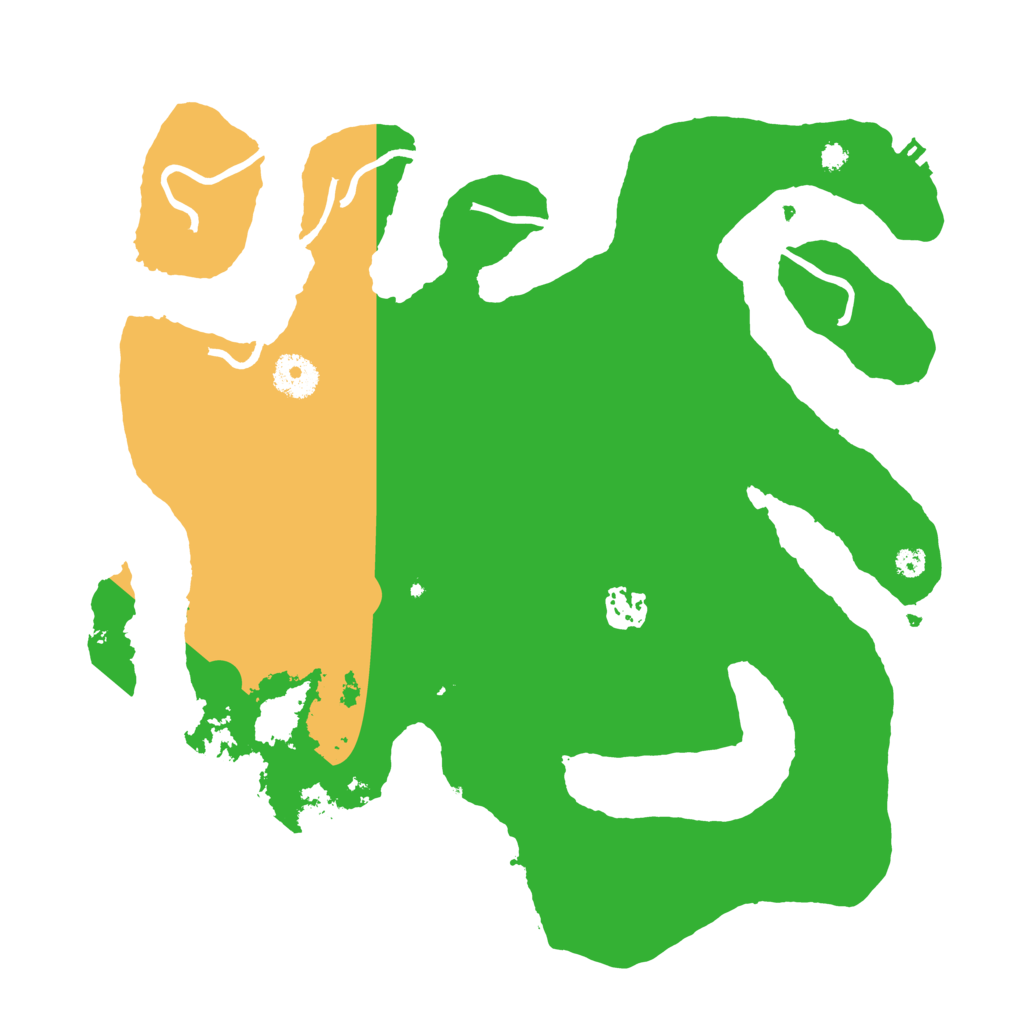 Biome Rust Map: Procedural Map, Size: 3500, Seed: 34673223