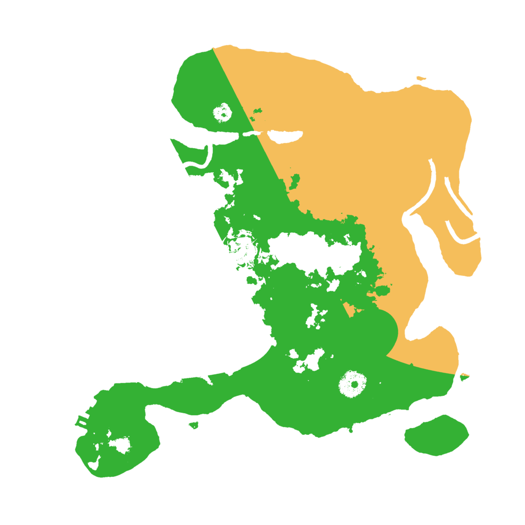Biome Rust Map: Procedural Map, Size: 3000, Seed: 395773417