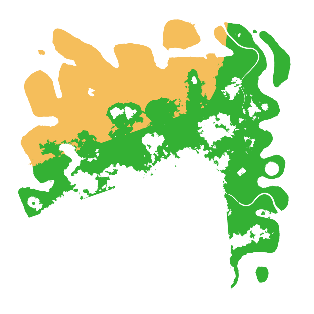 Biome Rust Map: Procedural Map, Size: 4000, Seed: 18876