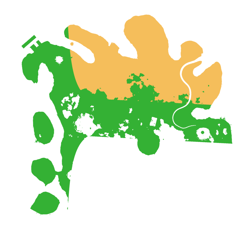 Biome Rust Map: Procedural Map, Size: 3000, Seed: 2046575830