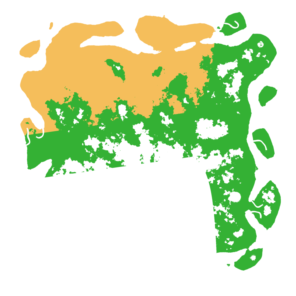 Biome Rust Map: Procedural Map, Size: 5000, Seed: 220418