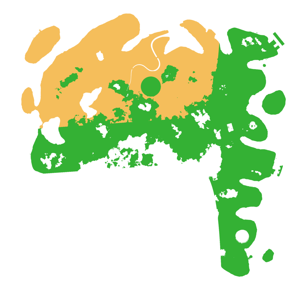 Biome Rust Map: Procedural Map, Size: 4000, Seed: 1234587788