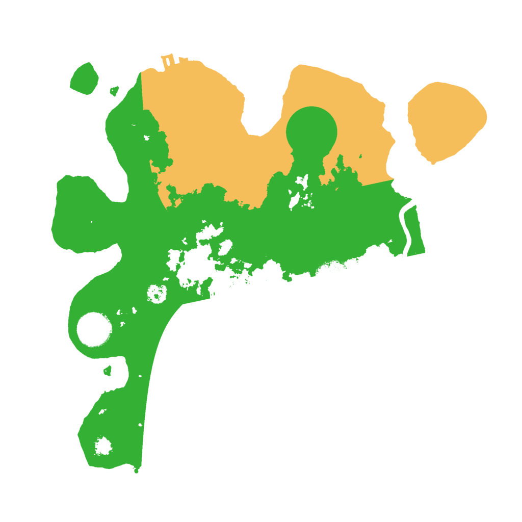 Biome Rust Map: Procedural Map, Size: 2700, Seed: 23567357