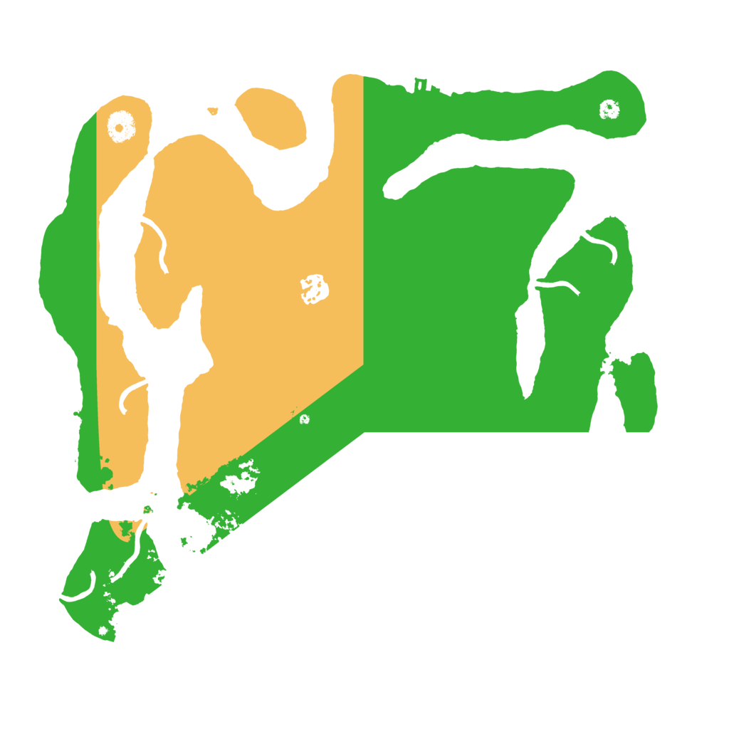 Biome Rust Map: Procedural Map, Size: 3700, Seed: 131434108