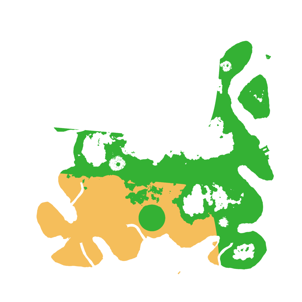 Biome Rust Map: Procedural Map, Size: 3000, Seed: 444369605