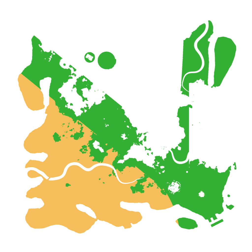 Biome Rust Map: Procedural Map, Size: 3850, Seed: 950168266