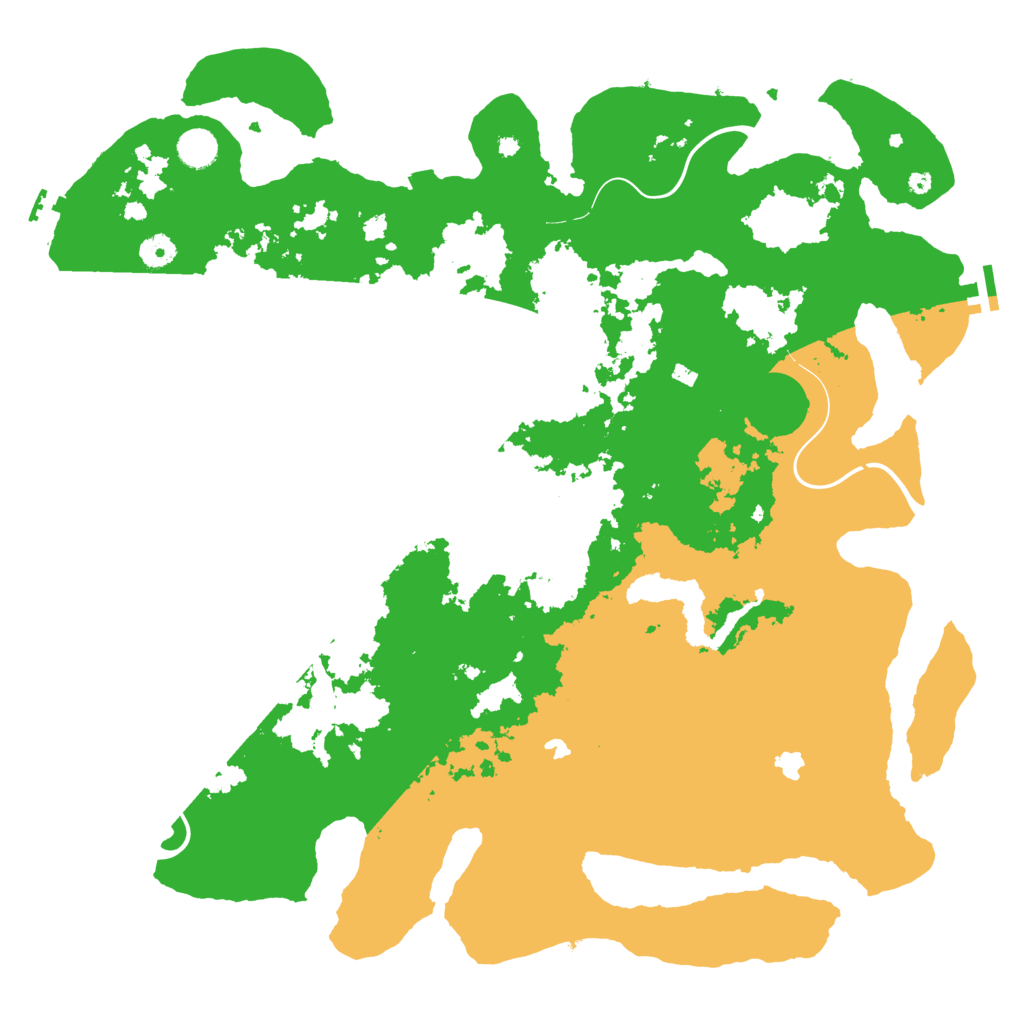 Biome Rust Map: Procedural Map, Size: 4500, Seed: 2045021717