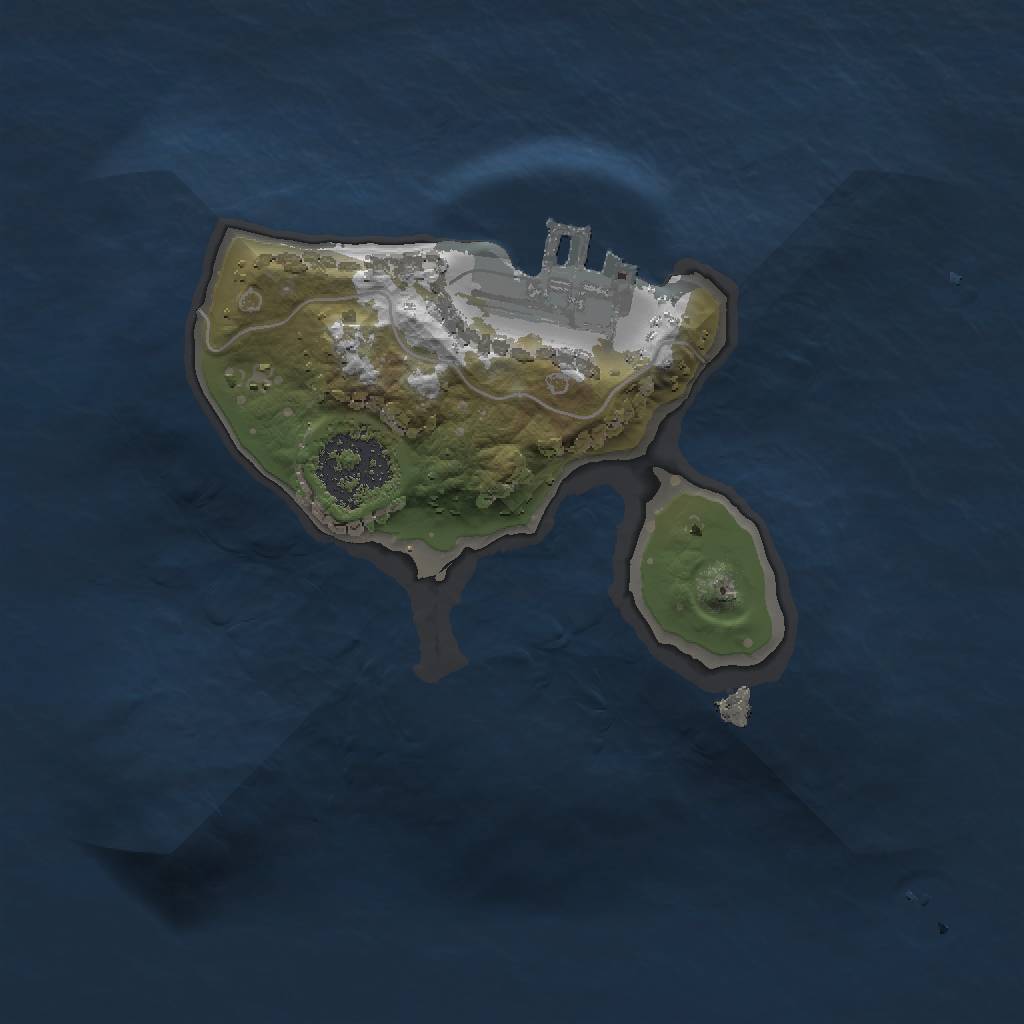 Rust Map: Procedural Map, Size: 1400, Seed: 74879778, 5 Monuments