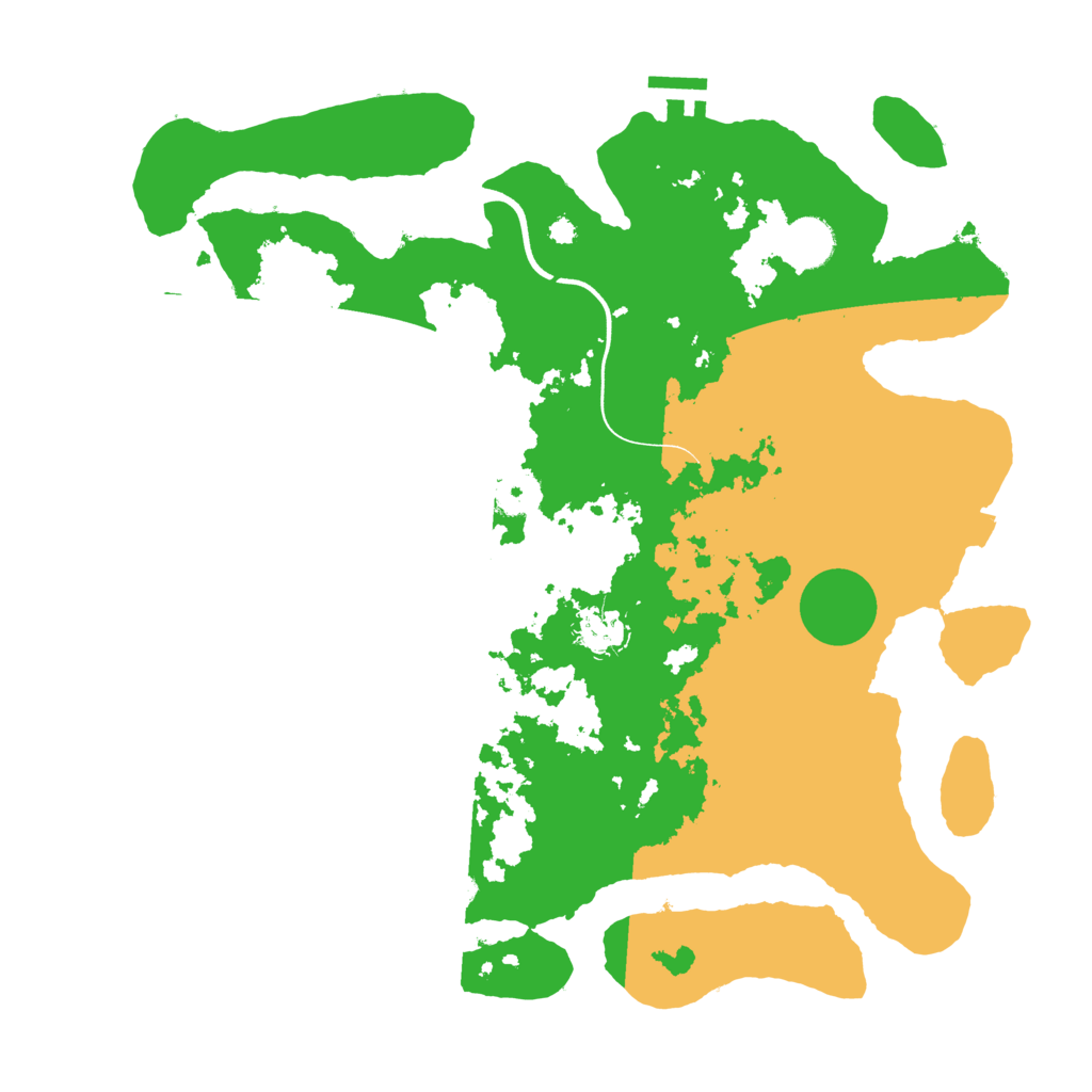 Biome Rust Map: Procedural Map, Size: 3750, Seed: 8552225