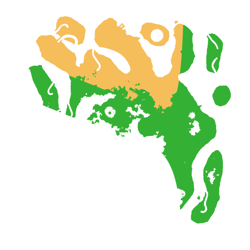 Biome Rust Map: Procedural Map, Size: 3500, Seed: 5552