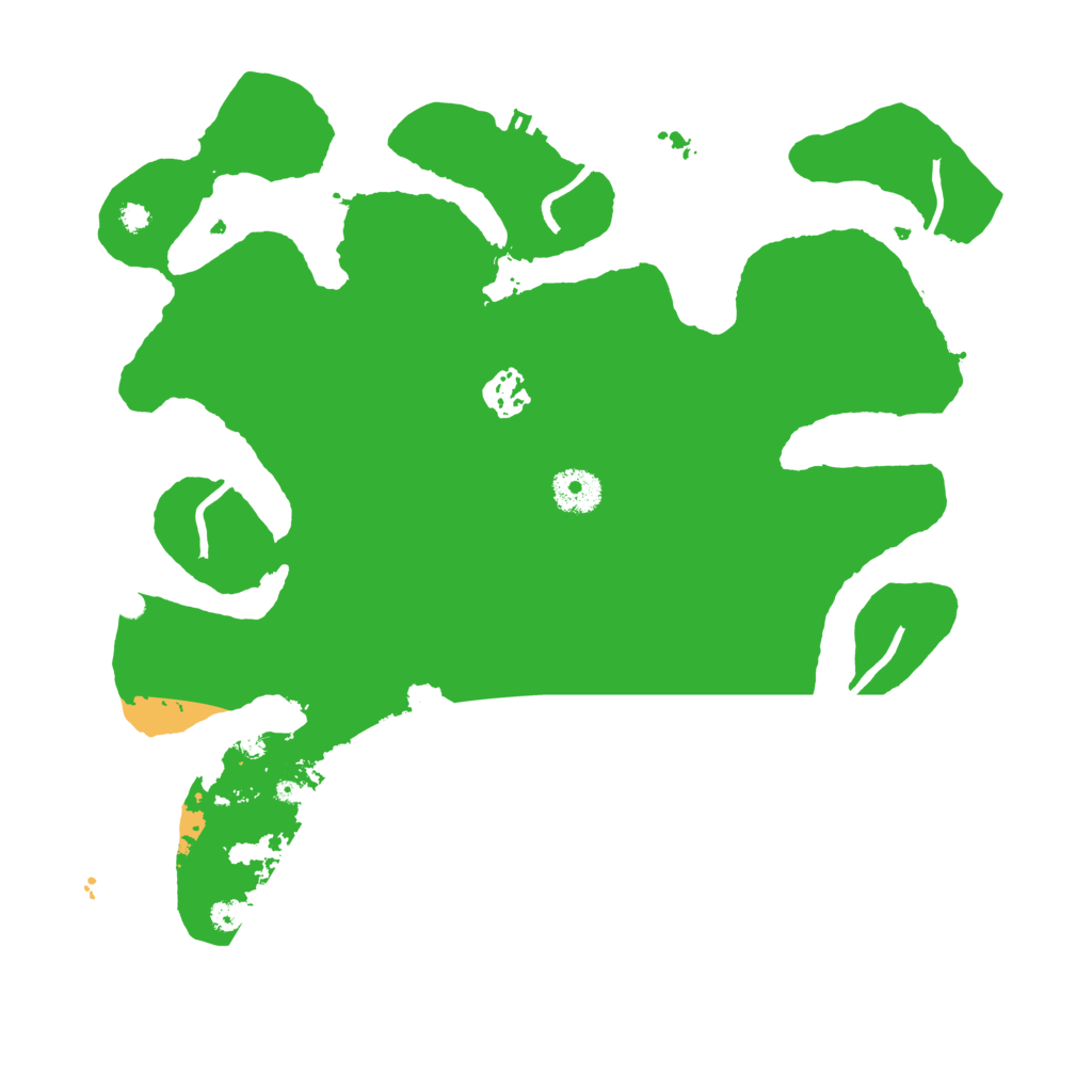 Biome Rust Map: Procedural Map, Size: 3500, Seed: 241452497