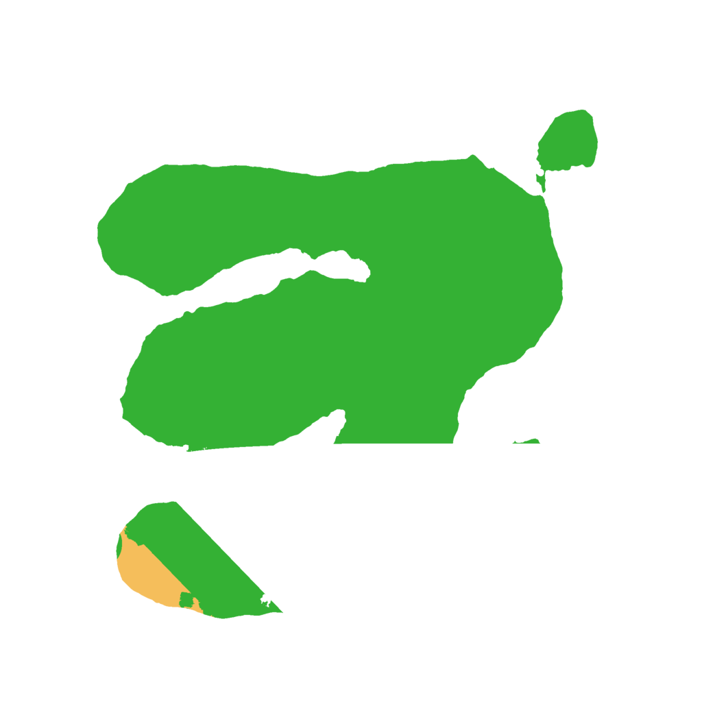 Biome Rust Map: Barren, Size: 2000, Seed: 9841