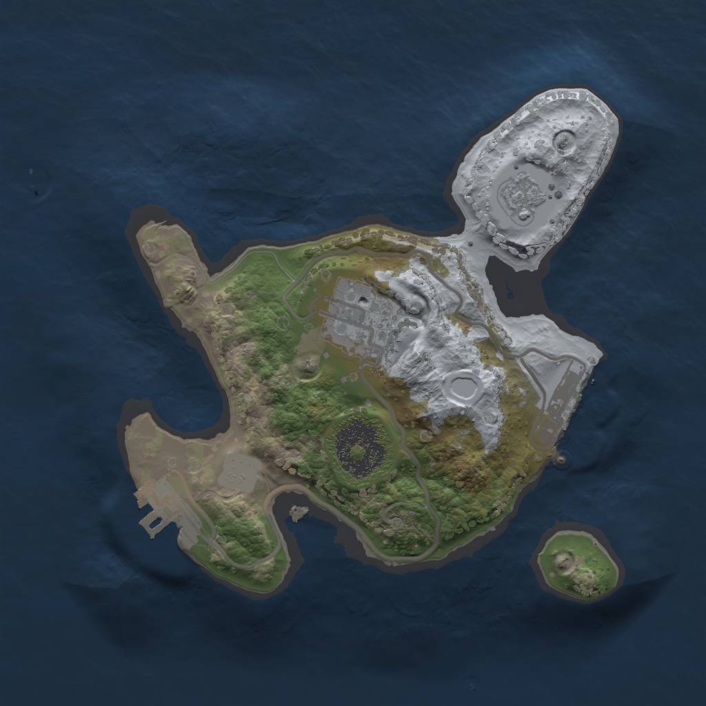 Rust Map: Procedural Map, Size: 2000, Seed: 1669541780, 7 Monuments