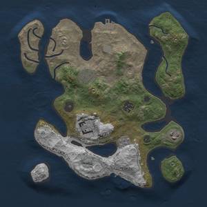 Thumbnail Rust Map: Procedural Map, Size: 2950, Seed: 6738, 13 Monuments