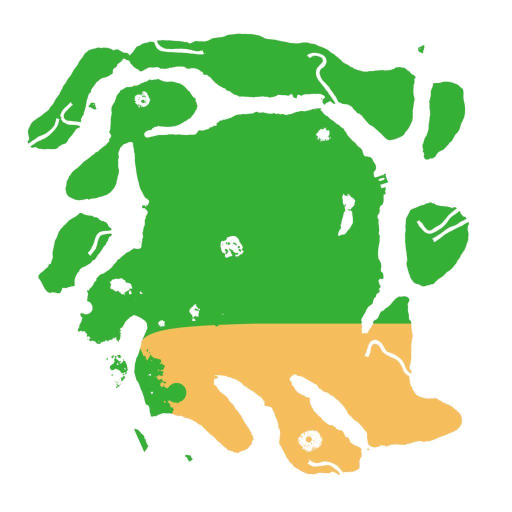 Biome Rust Map: Procedural Map, Size: 3500, Seed: 4102