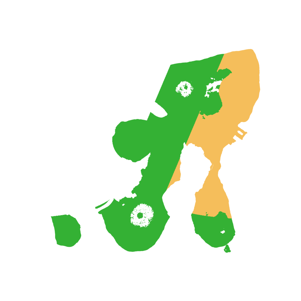 Biome Rust Map: Procedural Map, Size: 2000, Seed: 307157556