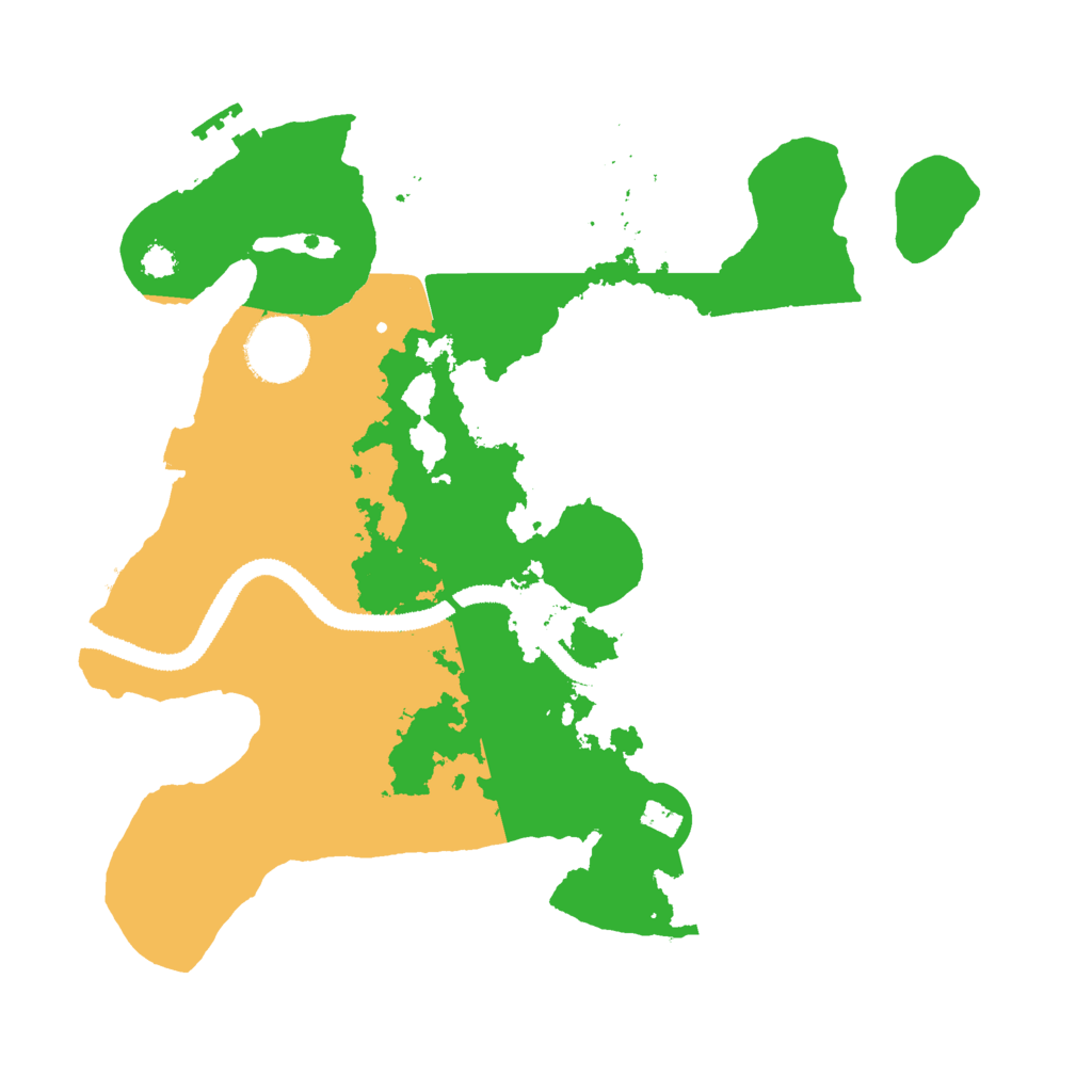 Biome Rust Map: Procedural Map, Size: 3000, Seed: 20437246