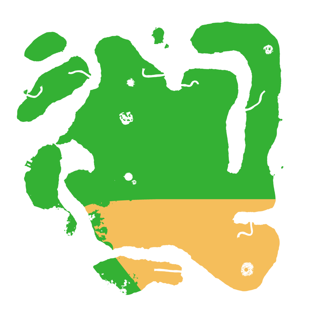 Biome Rust Map: Procedural Map, Size: 3500, Seed: 1147413691