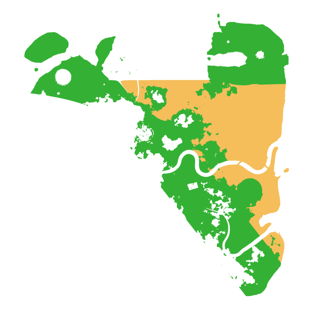 Biome Rust Map: Procedural Map, Size: 3500, Seed: 1147413691