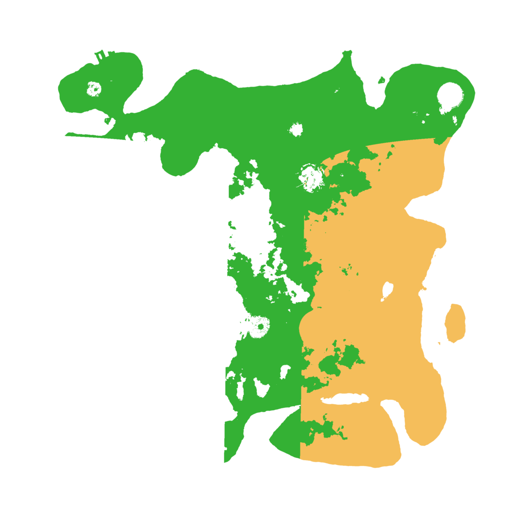 Biome Rust Map: Procedural Map, Size: 3500, Seed: 516399279