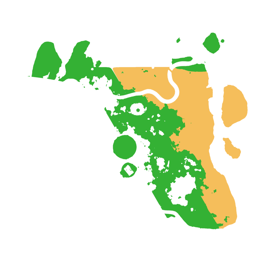 Biome Rust Map: Procedural Map, Size: 3000, Seed: 217121