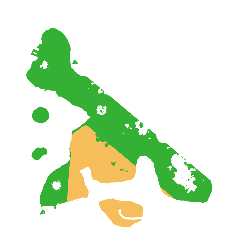 Biome Rust Map: Procedural Map, Size: 2500, Seed: 2104649800