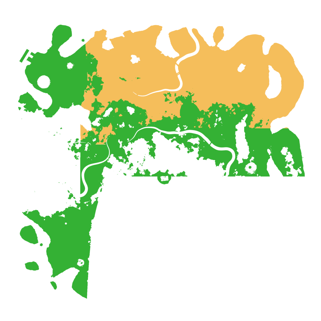 Biome Rust Map: Procedural Map, Size: 4500, Seed: 1617963220
