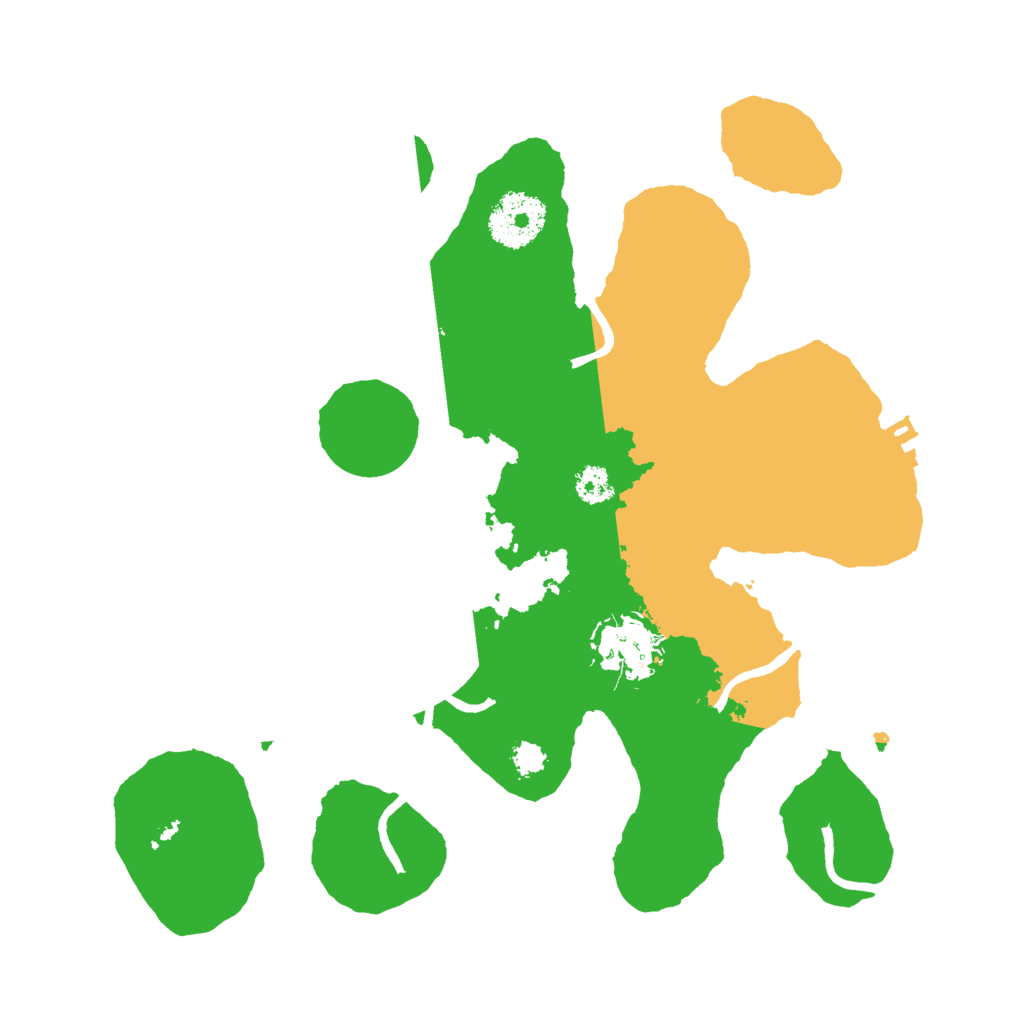 Biome Rust Map: Procedural Map, Size: 2800, Seed: 2022
