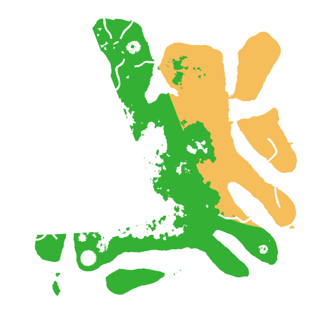 Biome Rust Map: Procedural Map, Size: 3600, Seed: 1028436657