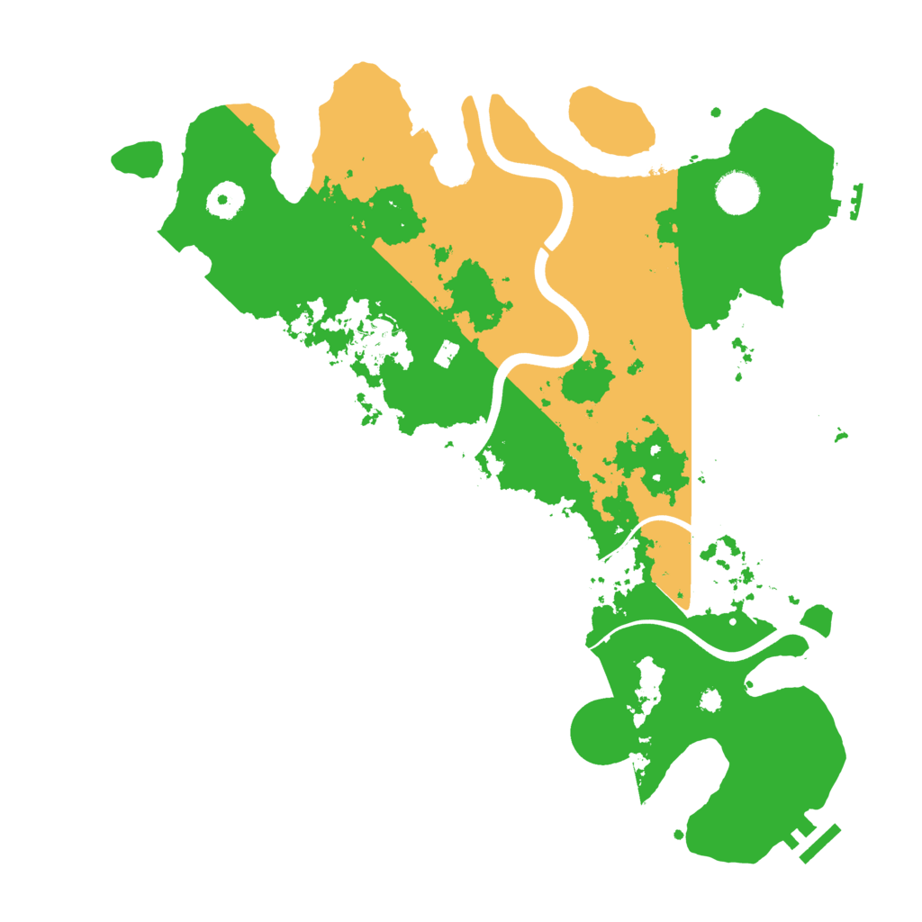 Biome Rust Map: Procedural Map, Size: 3750, Seed: 2128181496